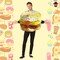 Get Real Breakfast Sandwich Adult Costume Funny Food Tunic Outfit